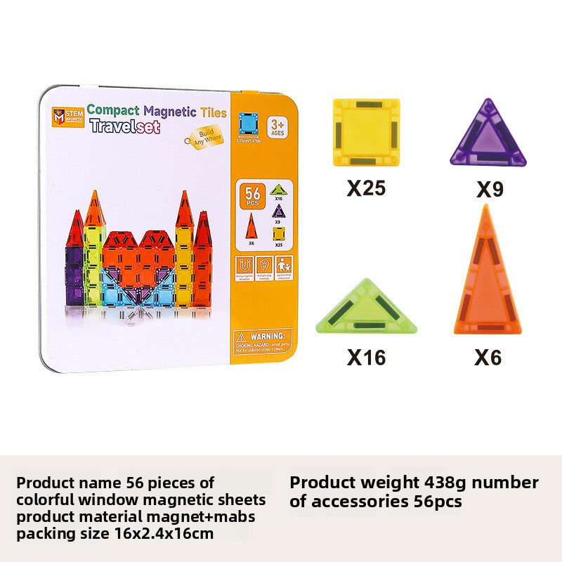 Montessori Travel Magnetic Tiles
