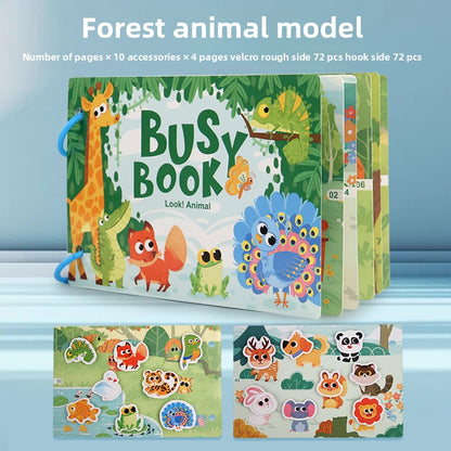 Childrens Educational Reusable Sticker Book