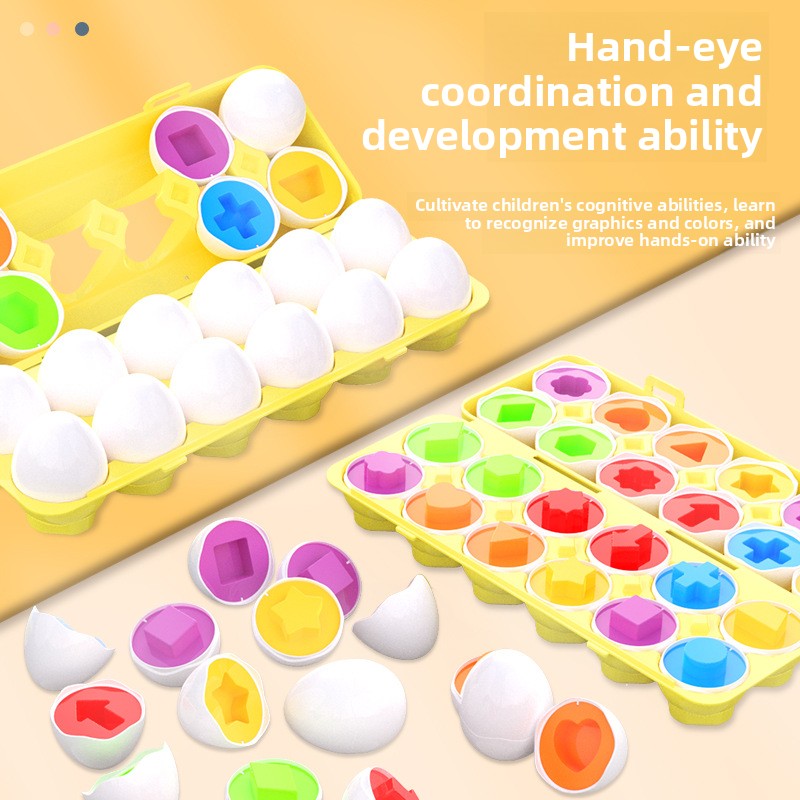 Montessori Shape Sorting Eggs