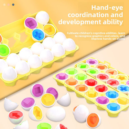 Montessori Shape Sorting Eggs