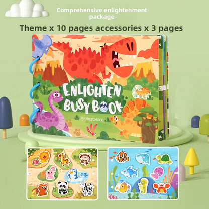 Childrens Educational Reusable Sticker Book