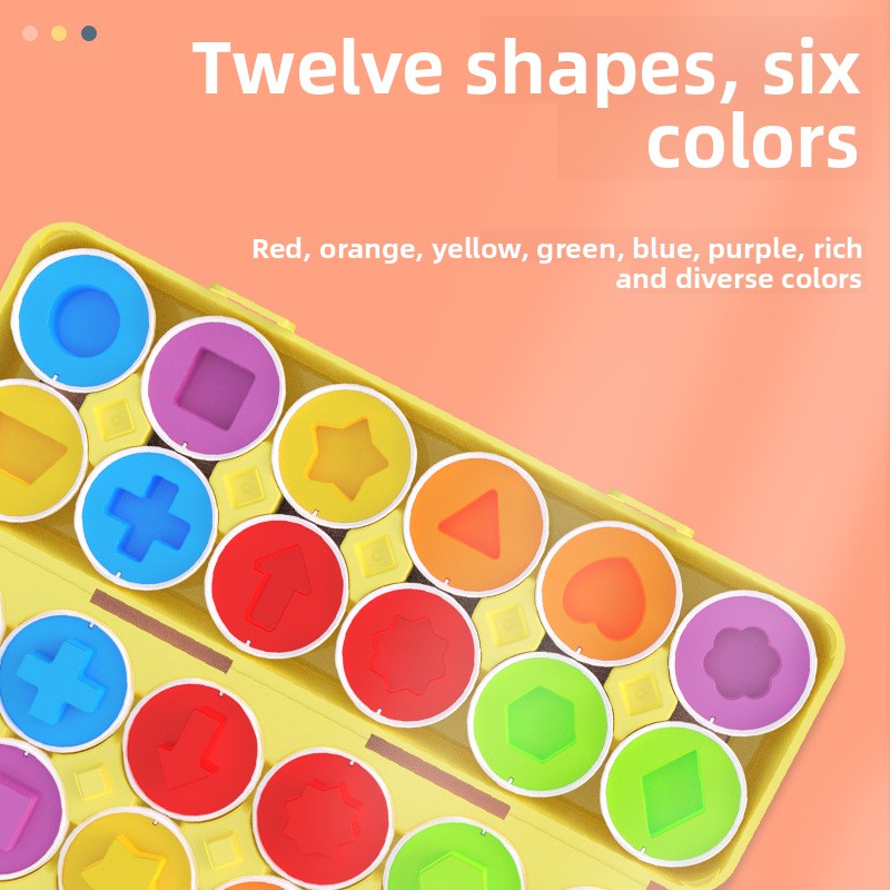 Montessori Shape Sorting Eggs