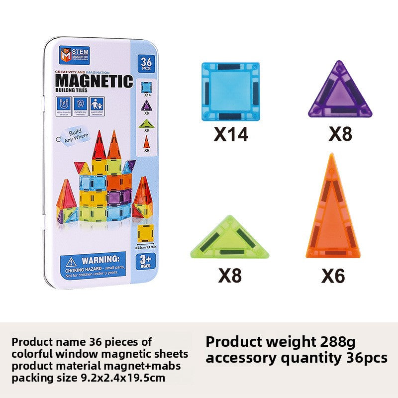 Montessori Travel Magnetic Tiles