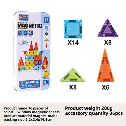Montessori Travel Magnetic Tiles