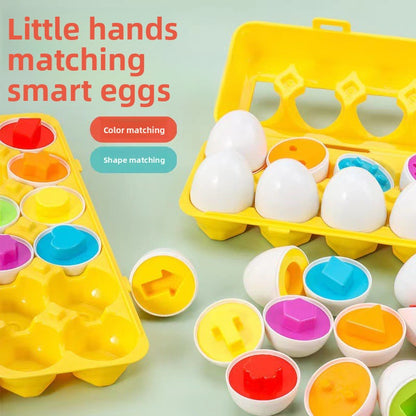 Montessori Shape Sorting Eggs