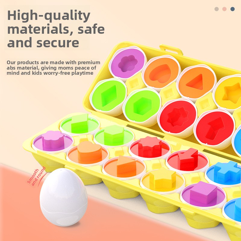 Montessori Shape Sorting Eggs