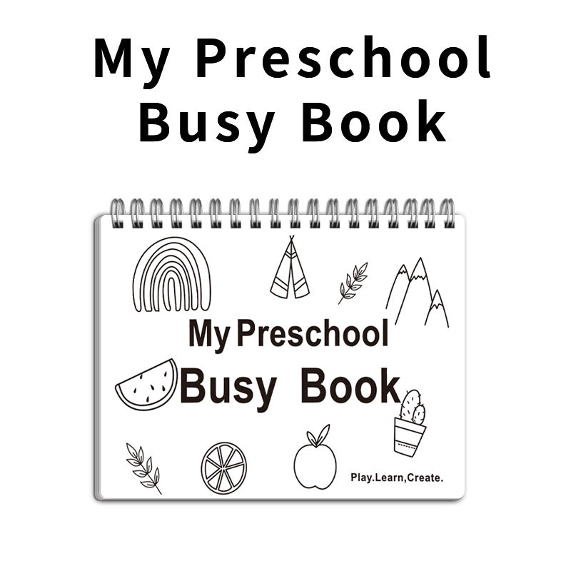 Montessori Preschool Busy Book