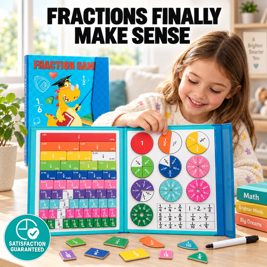 Montessori Kids Fraction Magnet Learning Toy
