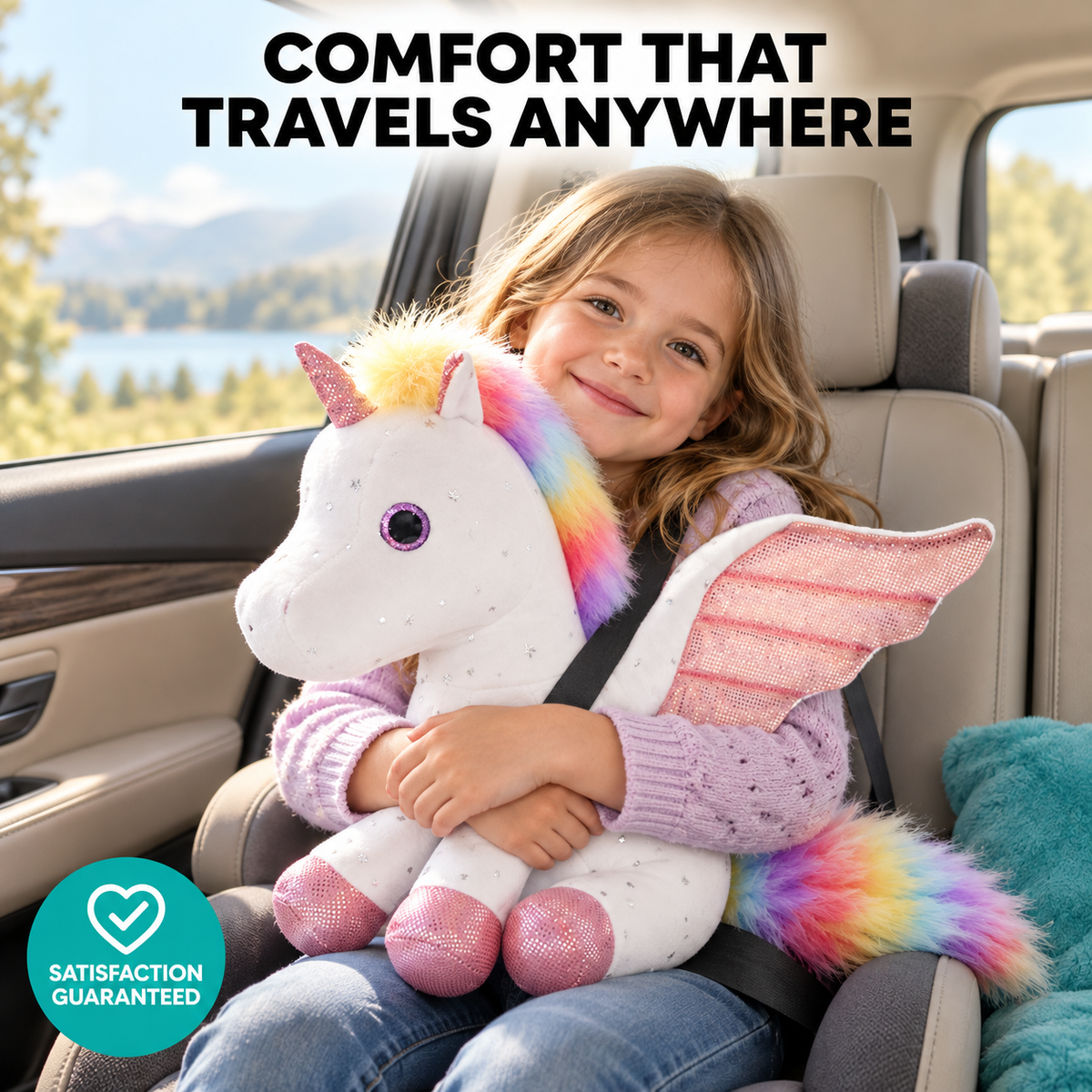 Rainbow Unicorn Stuffed Plush Toy