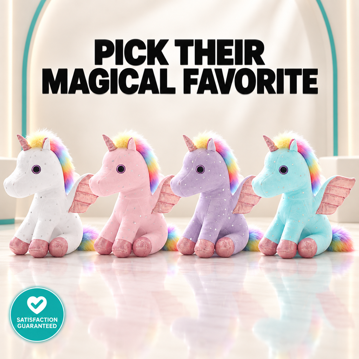 Rainbow Unicorn Stuffed Plush Toy