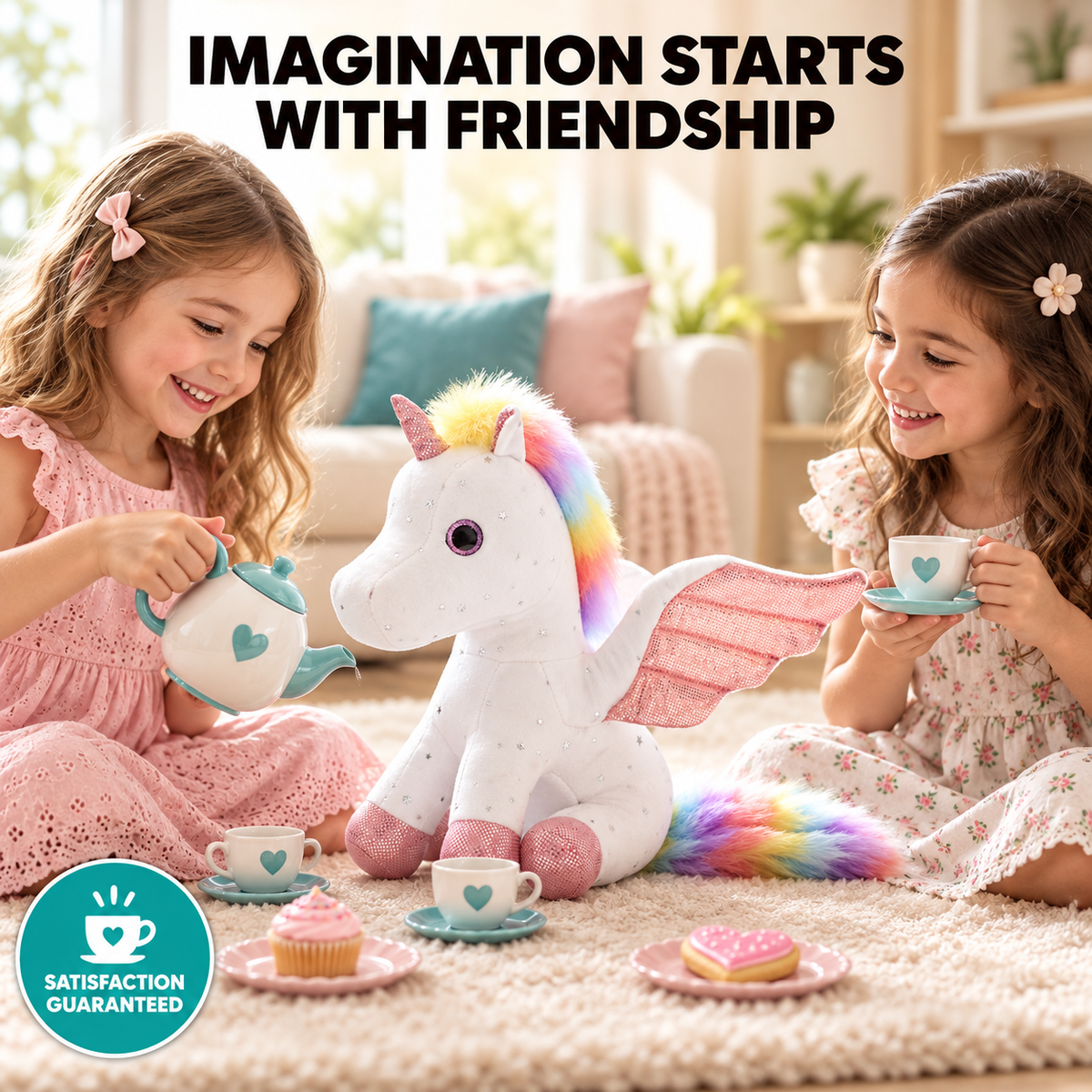Rainbow Unicorn Stuffed Plush Toy
