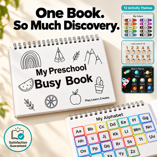 Montessori Preschool Busy Book