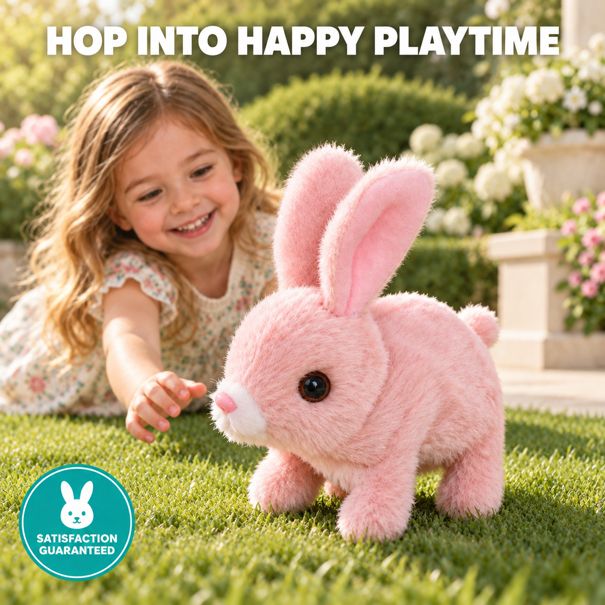 HopBunny Interactive Walking Plush Toy