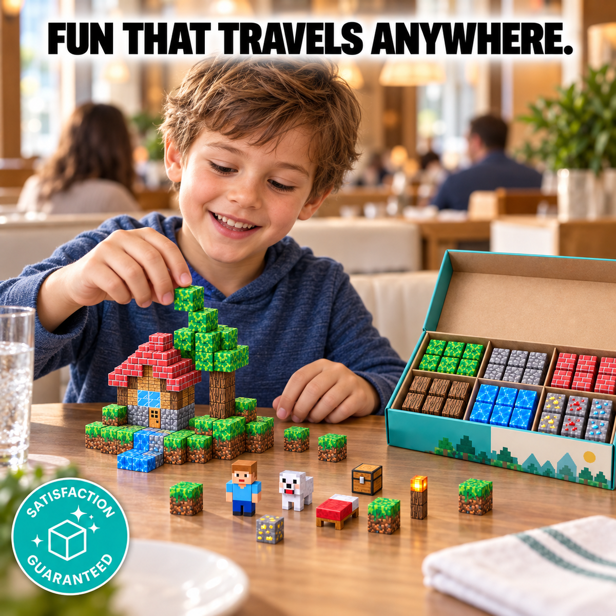 Magnetic Building Blocks For Reducing Screentime & Hours Of Fun