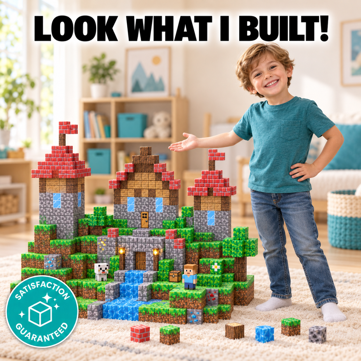 Magnetic Building Blocks For Reducing Screentime & Hours Of Fun