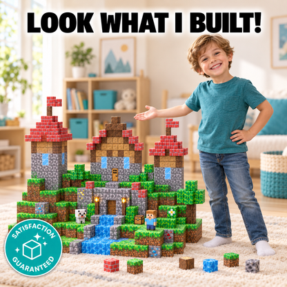 Magnetic Building Blocks For Reducing Screentime & Hours Of Fun