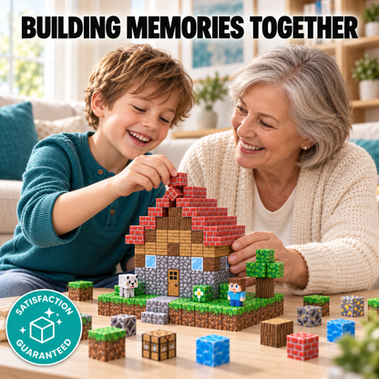 Magnetic Building Blocks For Reducing Screentime & Hours Of Fun