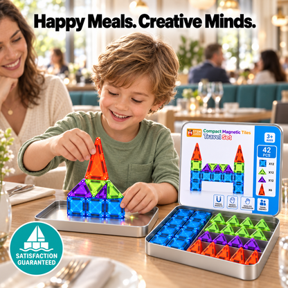 Montessori Travel Magnetic Tiles