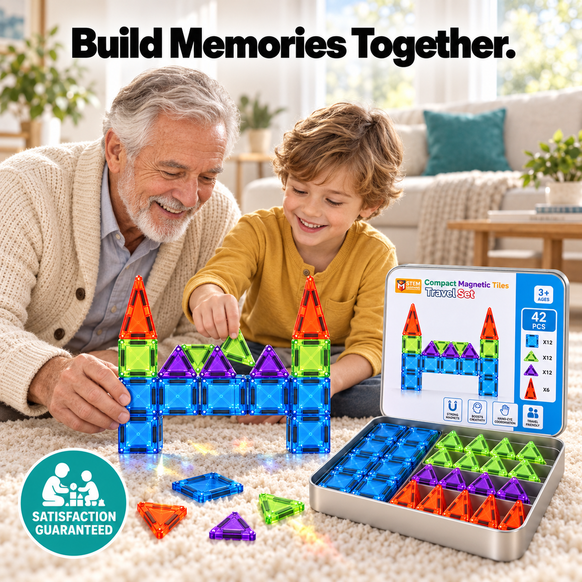 Montessori Travel Magnetic Tiles