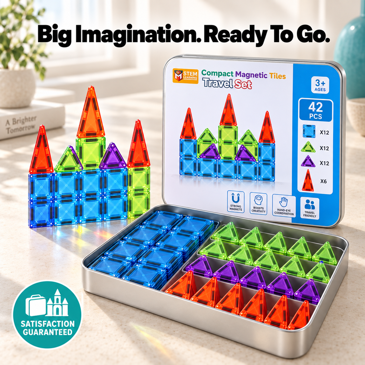 Montessori Travel Magnetic Tiles
