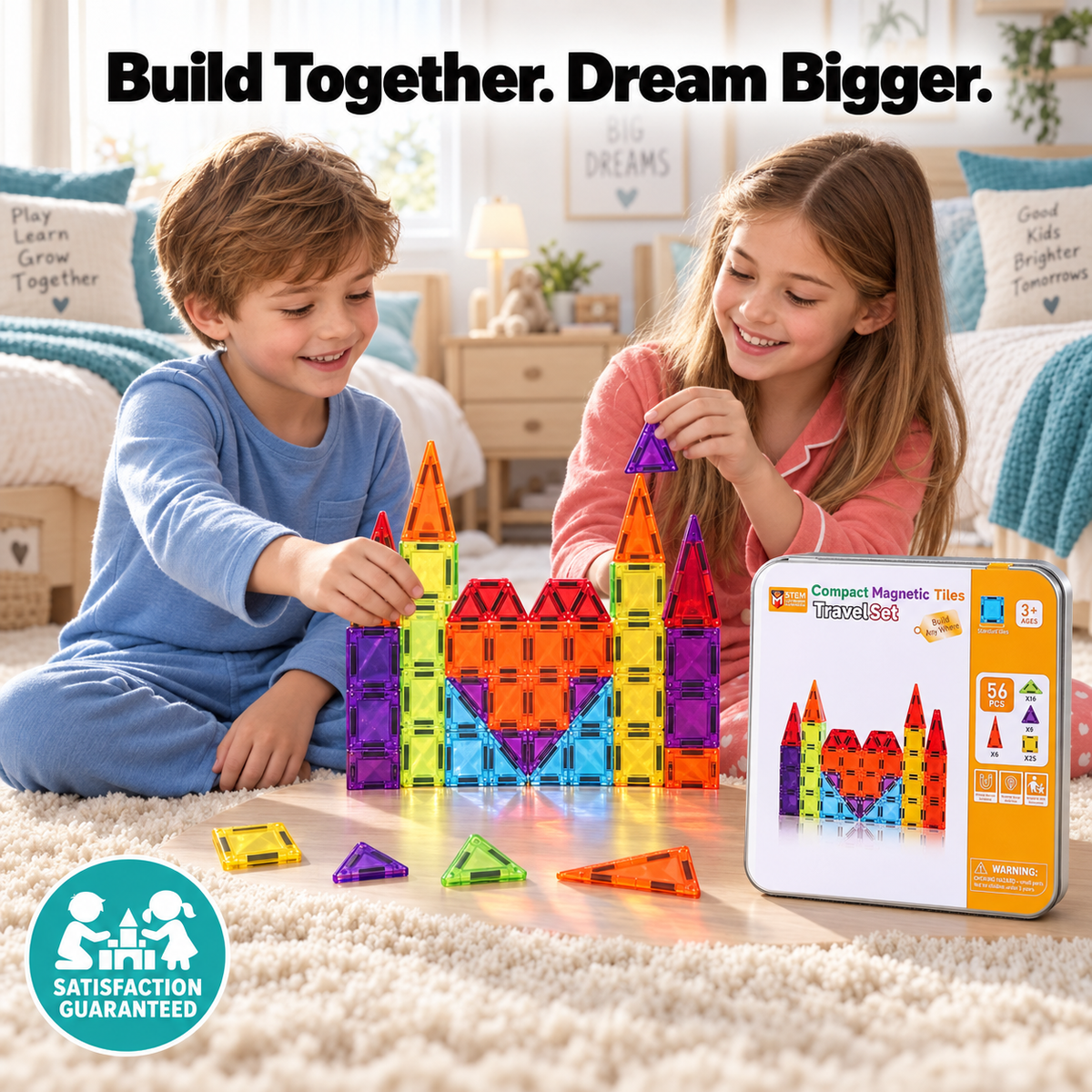 Montessori Travel Magnetic Tiles