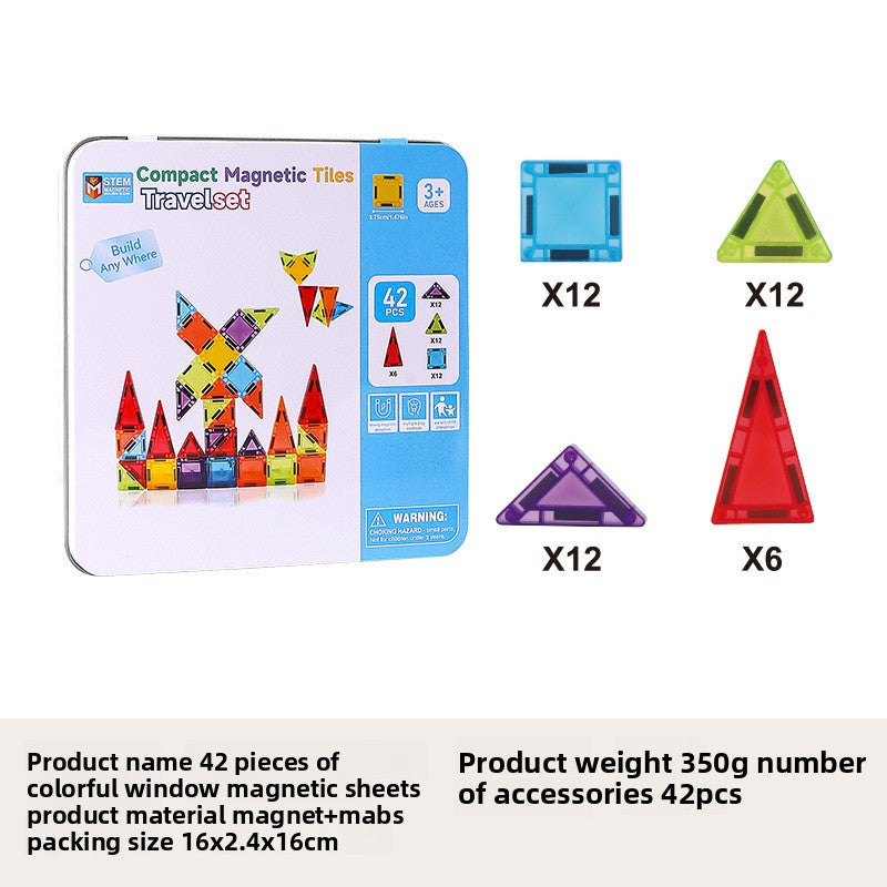 Montessori Travel Magnetic Tiles