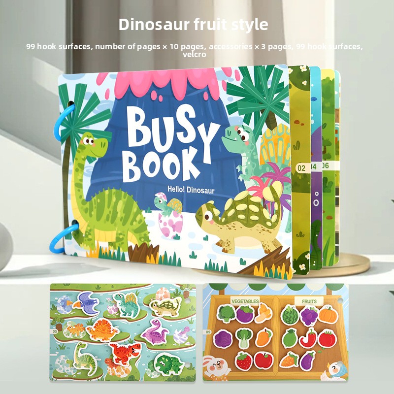 Childrens Educational Reusable Sticker Book